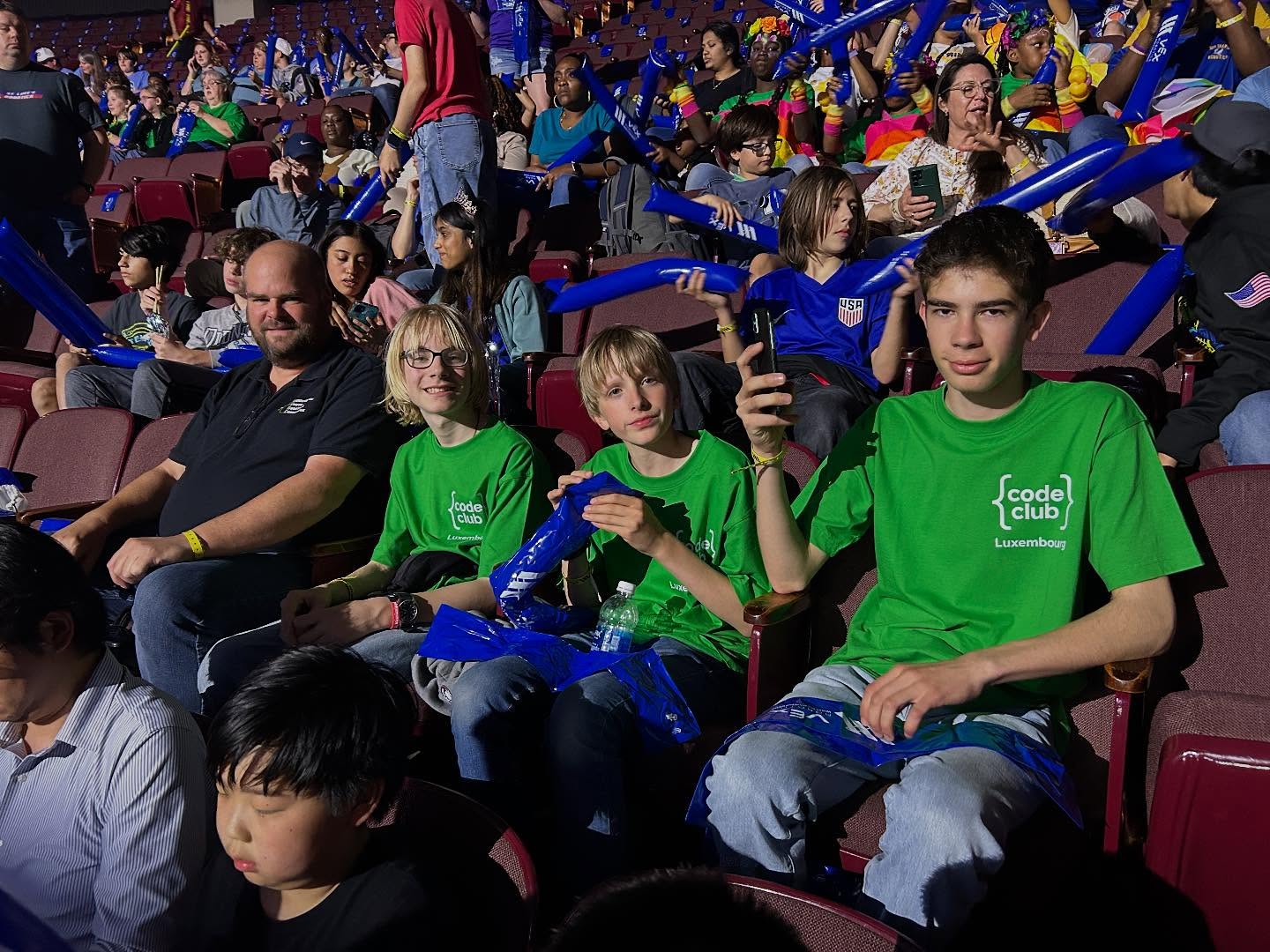 Code Club Luxembourg au VEX World