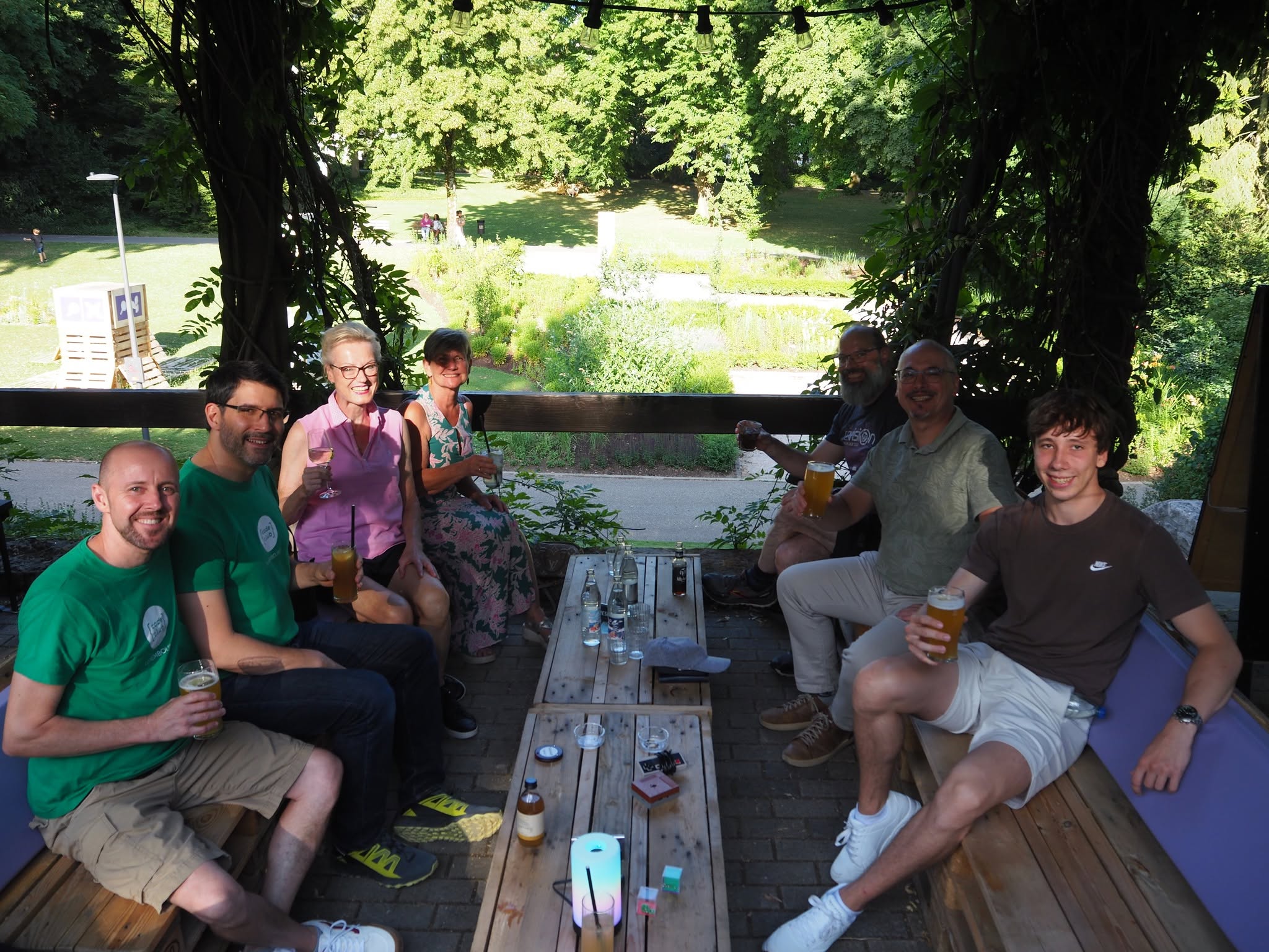 Une pause conviviale après une année de code